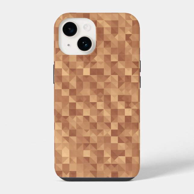 Capa de iPhone 14 Café Chic: Proteção com Estilo (Verso)