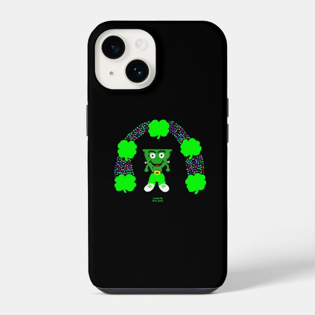 Capa de iPhone 14 St. Patrick's FrankenCheese Appl (Verso)