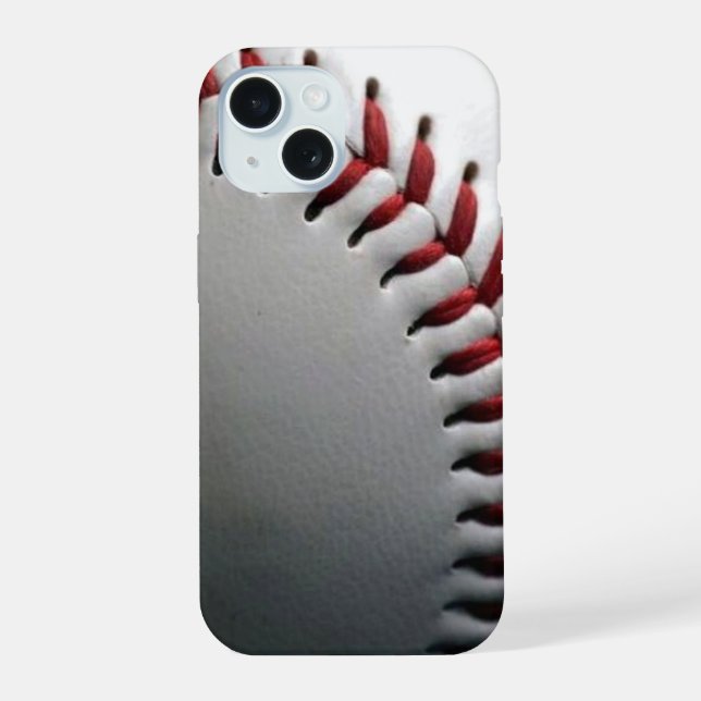Capa de iPhone 15 de beisebol (Verso)