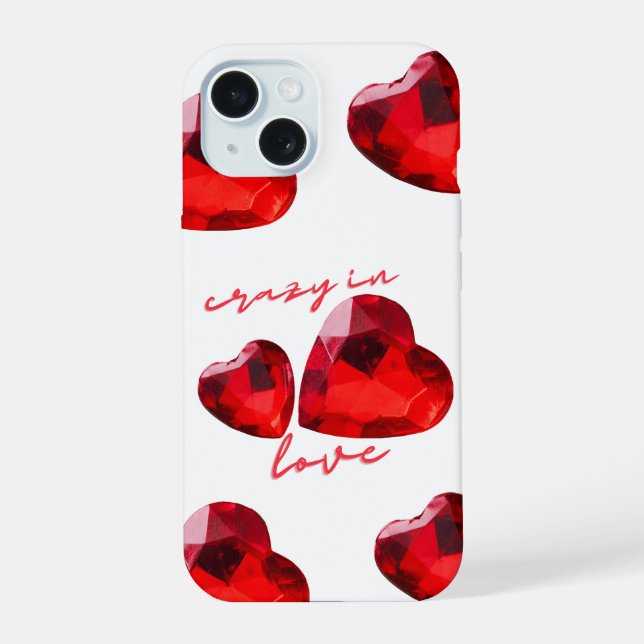 Capa de iPhone 15 para o Dia dos Namorados (Verso)