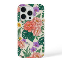 Capa de iPhone 15 Rosa Floral – Design Elegante de