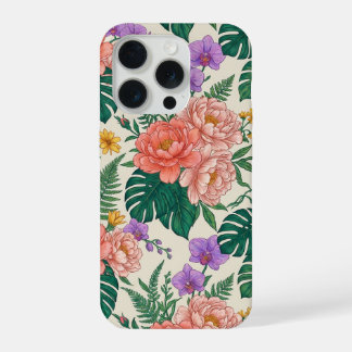 Capa de iPhone 15 Rosa Floral – Design Elegante de