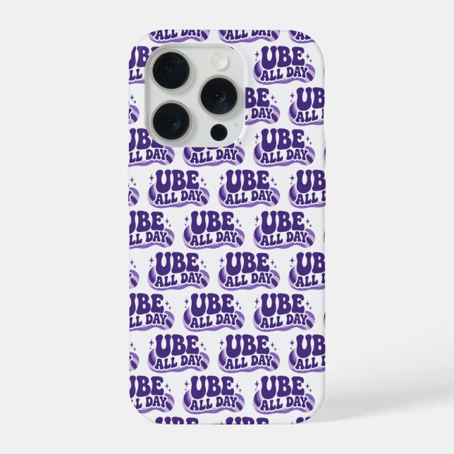 Capa de iPhone 15 Ube All Day (Verso)