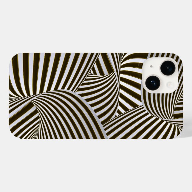 Capa de iPhone 3D Twists (Verso (horizontal))