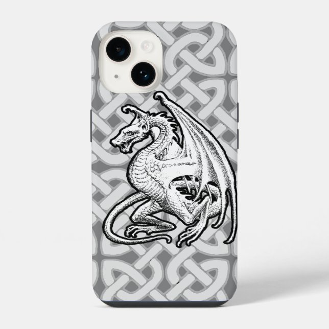 Capa de iPhone 6 Dragão Alado (Verso)