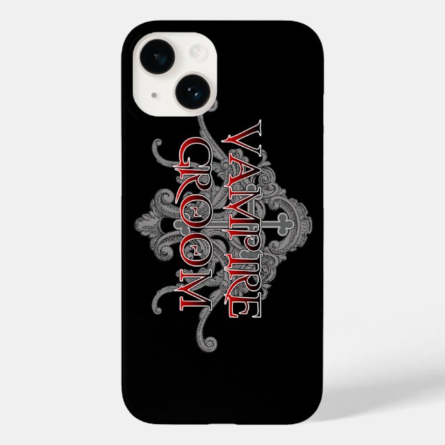 Capa de iPhone 6 Noivo Vampiro (Verso)