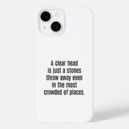 Capa de iPhone A Clear Head
