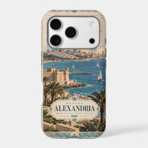 Capa de iPhone Arte Mediterrâneo Alexandria Egito