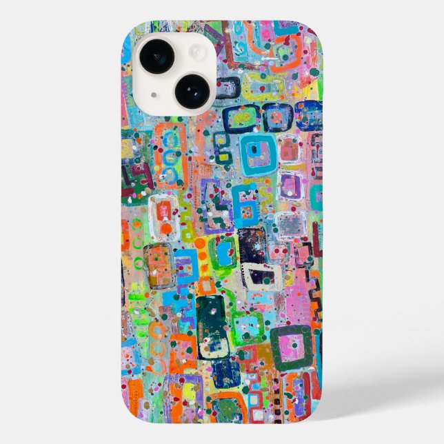Capa de iPhone Block Party (Verso)