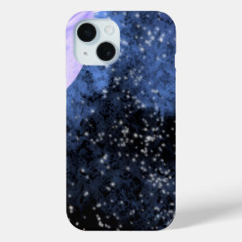 Capa de iphone Blue Galaxy | capa estética espacia