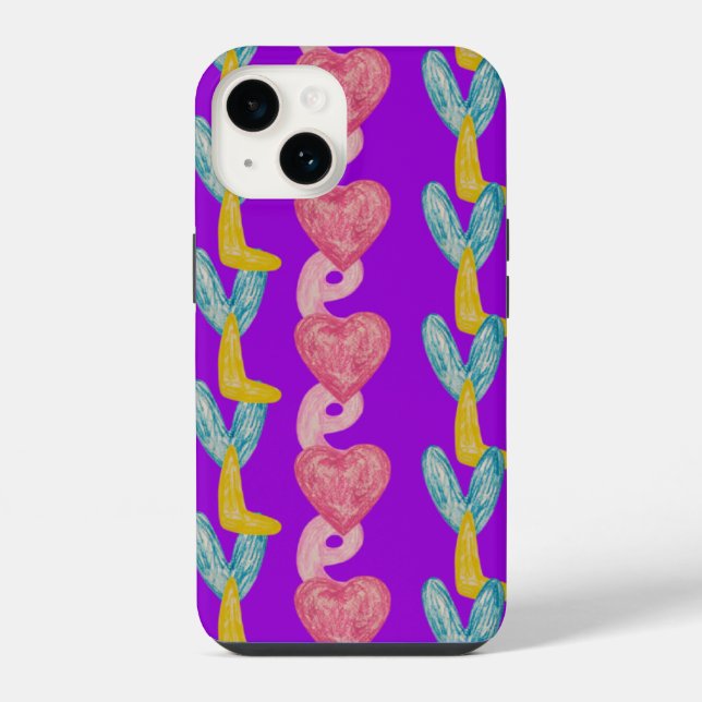 Capa de iPhone Case-Mate arte do lápis de cor (Verso)