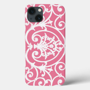 Capa de iPhone Case-Mate com folheado rosa e branc