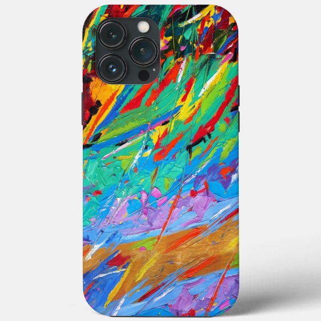 Capa de iPhone Case-Mate com respingos de tinta ab (Verso)
