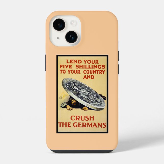 Capa de iPhone Case-Mate Esmague os Alemães (Verso)