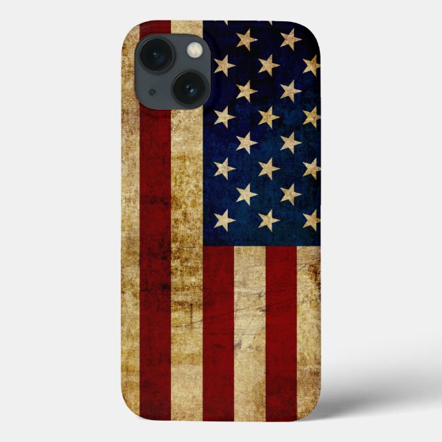 Capa de iPhone Case-Mate EUA / Bandeira Grunged (Verso)