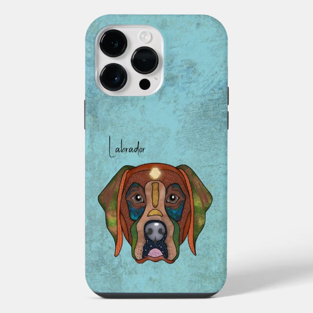 Capa de iPhone Case-Mate Labrador Cara Feia (Verso)