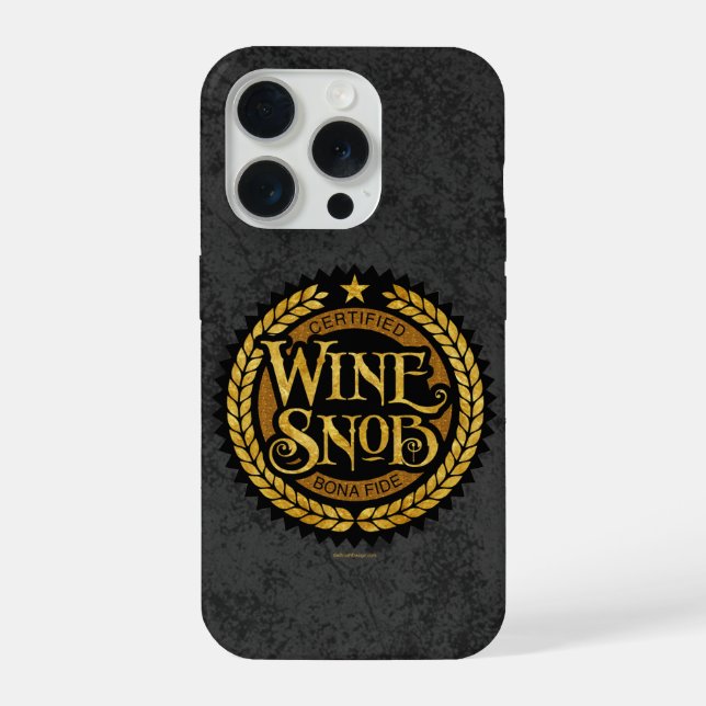 Capa de iPhone Case-Mate para Enófilos Exigentes (Verso)