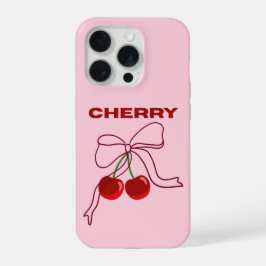 Capa de iphone cereja