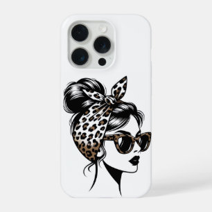 Capa de iPhone com Estampa de Leopardo para Menina