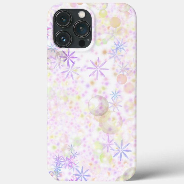 Capa de Iphone com Estampa Floral (Verso)
