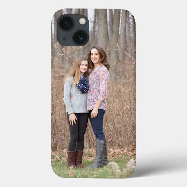 Capa de iPhone com foto personalizada - ou qualque (Verso)