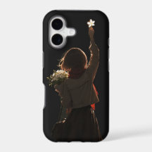 Capa de iPhone com olhar esperançoso