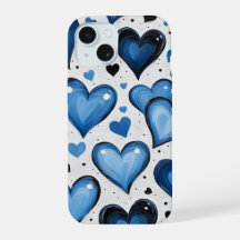 Capa de iPhone com Padrão de Amor Fofo