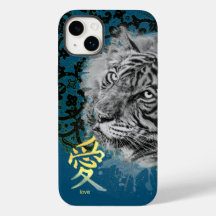 CAPA DE IPHONE COM RENDADO ANTIGO TIGRE PINTADO KA