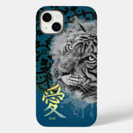 CAPA DE IPHONE COM RENDADO ANTIGO TIGRE PINTADO KA