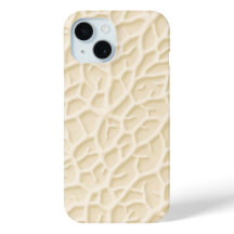 Capa de iPhone com Textura de Veia Bege com Design