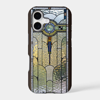 Capa de iPhone com Vidro Colorido Art Deco