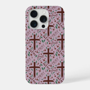 Capa de iPhone Cruz e Rosas da Quaresma Desenhada