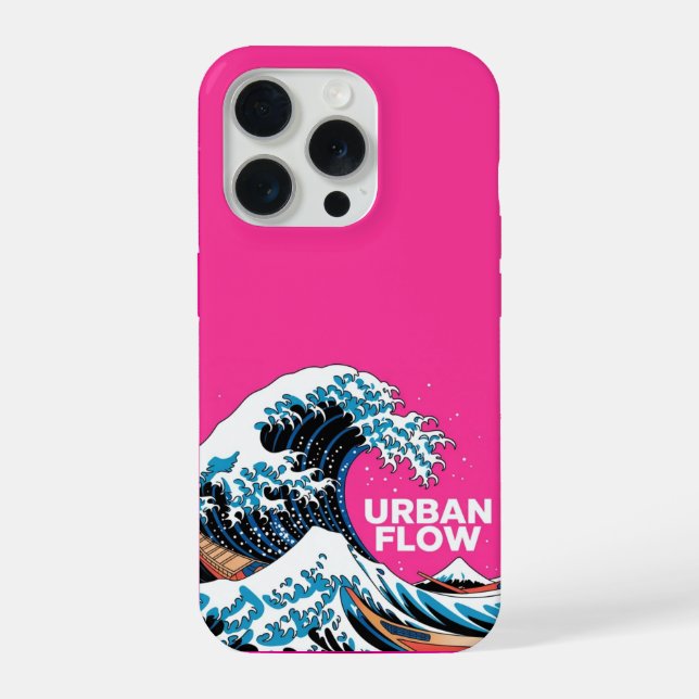 Capa de iPhone de Arte de Onda Japonesa Moderna -  (Verso)