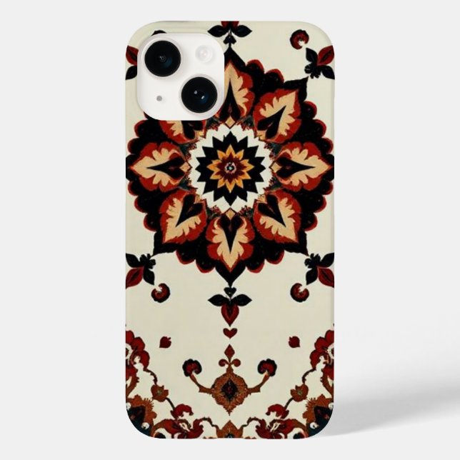 Capa de iphone de design étnico Persa/Ásia (Verso)
