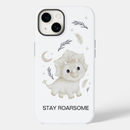 Capa de iPhone de Dinossauro Boho Fofa - Fique Rug