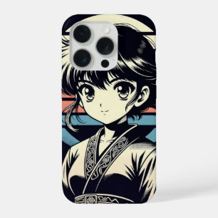 Capa de iPhone de Menina de Anime Retrô Vintage Ma