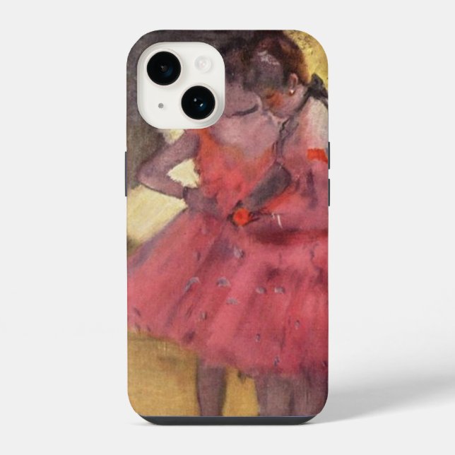 Capa de iPhone Edgar Degas As Bailarinas Rosa (Verso)