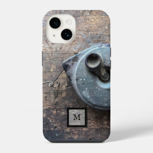 Capa de iPhone em Madeira Rústica Masculina