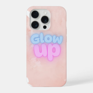 Capa de iPhone Estética Rosa Azul