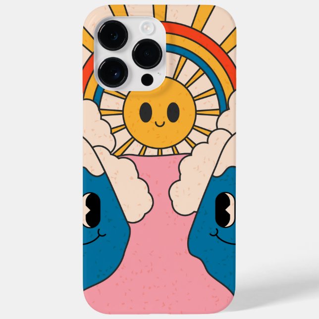 Capa de iPhone Estilo Hippy dos Anos 70 Case-Mate (Verso)
