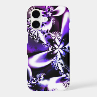 Capa de iPhone Flor Fractal Roxa