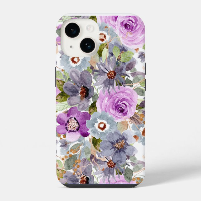 Capa de iPhone floral (Verso)