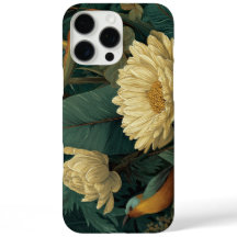 Capa de iPhone Floral Botânica Vintage | Elegante