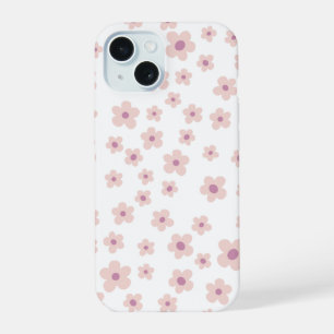Capa de iPhone Floral Rosa Fofa – Cases Estéticos
