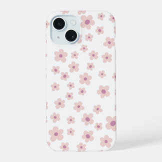 Capa de iPhone Floral Rosa Fofa – Cases Estéticos