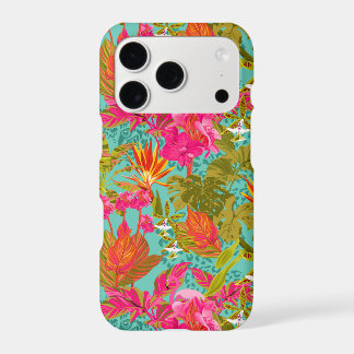 Capa de iphone Floral Tropical Hothouse Manchada