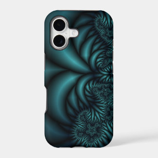 Capa de iphone Fractal Teal