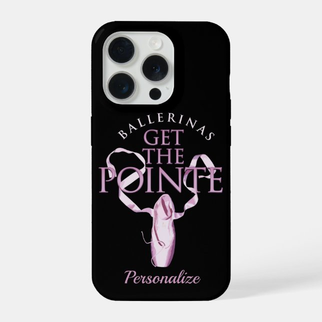 Capa de iPhone Get the Pointe (Verso)