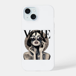 Capa de iPhone Girl Estética Vogue | Moda de Luxo