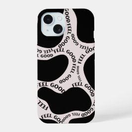 Capa de iPhone 'Good Feel' Tipografia Abstrata
